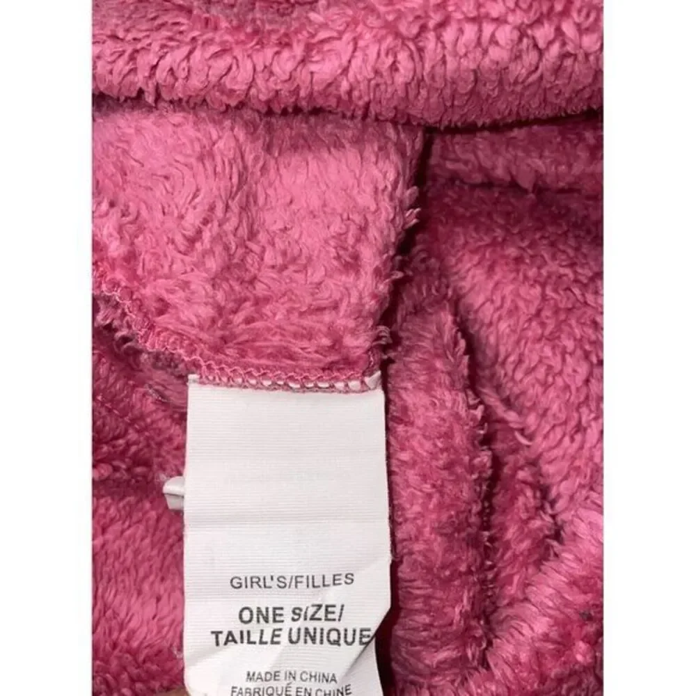 The North Face Girls Fleece Winter Hat One‎ Size Fits All Beanie Pink